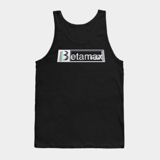 Betamax Video Format 3D Tank Top